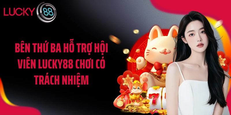Bên thứ ba hỗ trợ hội viên LUCKY88 chơi có trách nhiệm