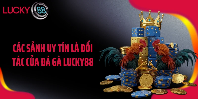 Các sảnh uy tín là đối tác của đá gà LUCKY88