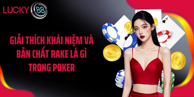 Giải thích khái niệm và bản chất rake là gì trong poker