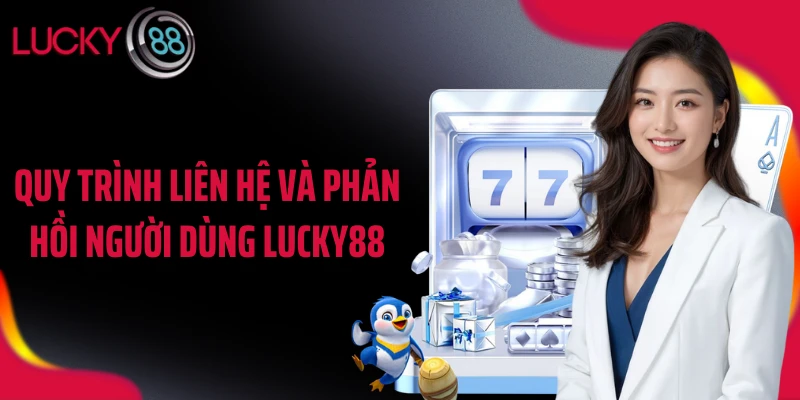 Quy trình liên hệ và phản hồi người dùng LUCKY88