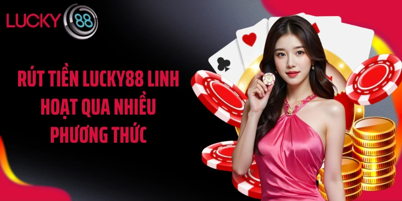 Rút tiền LUCKY88 linh hoạt qua nhiều phương thức